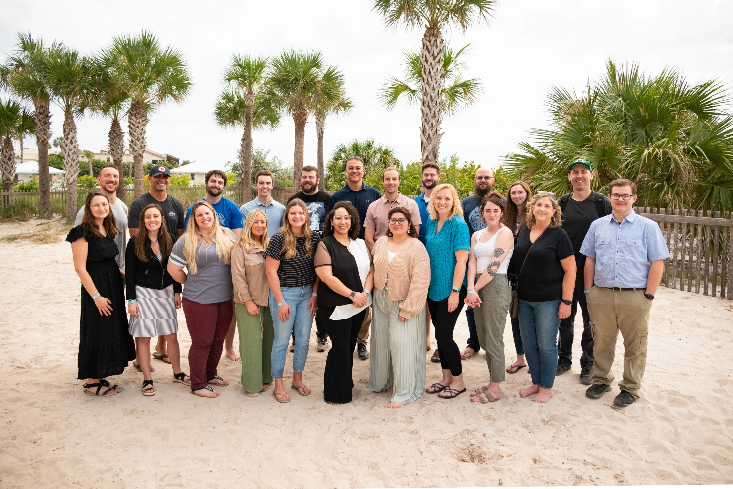 A group photo of Global Travel Alliance employees.